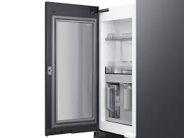 Samsung 23 cu. ft. Smart Counter-Depth Bespoke 4-Door Flex Refrigerator with Customizable Panel Colors – Model RF23A9675MT