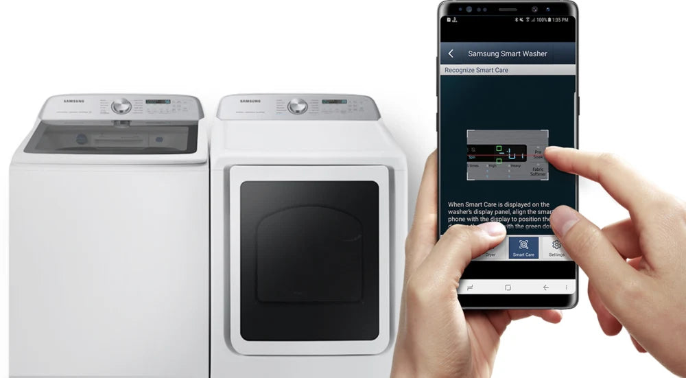 Samsung 7.4 cu. ft. Smart Electric Dryer with Steam – Model DVE52A5500W